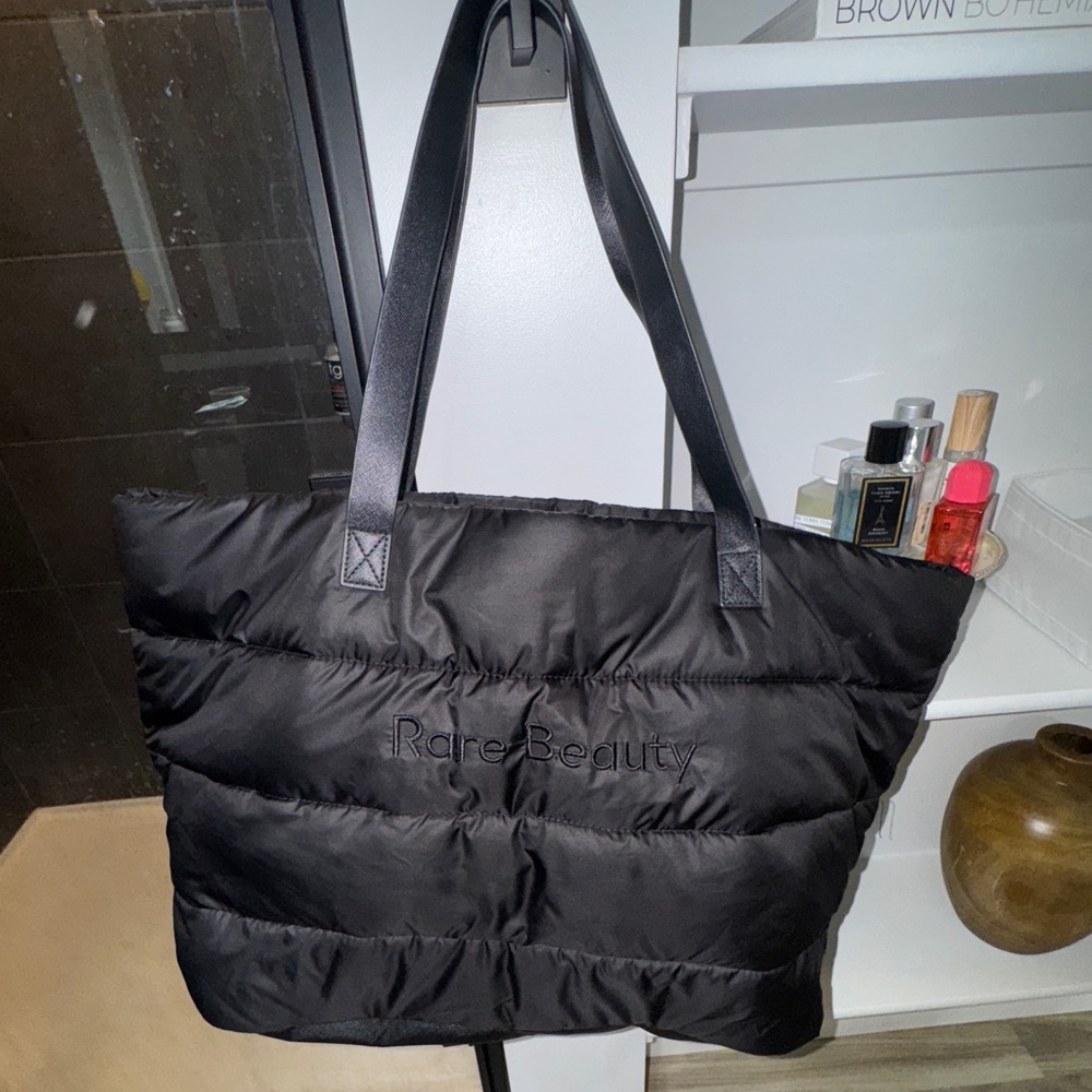 Rare Beauty Puffer Tote Bag